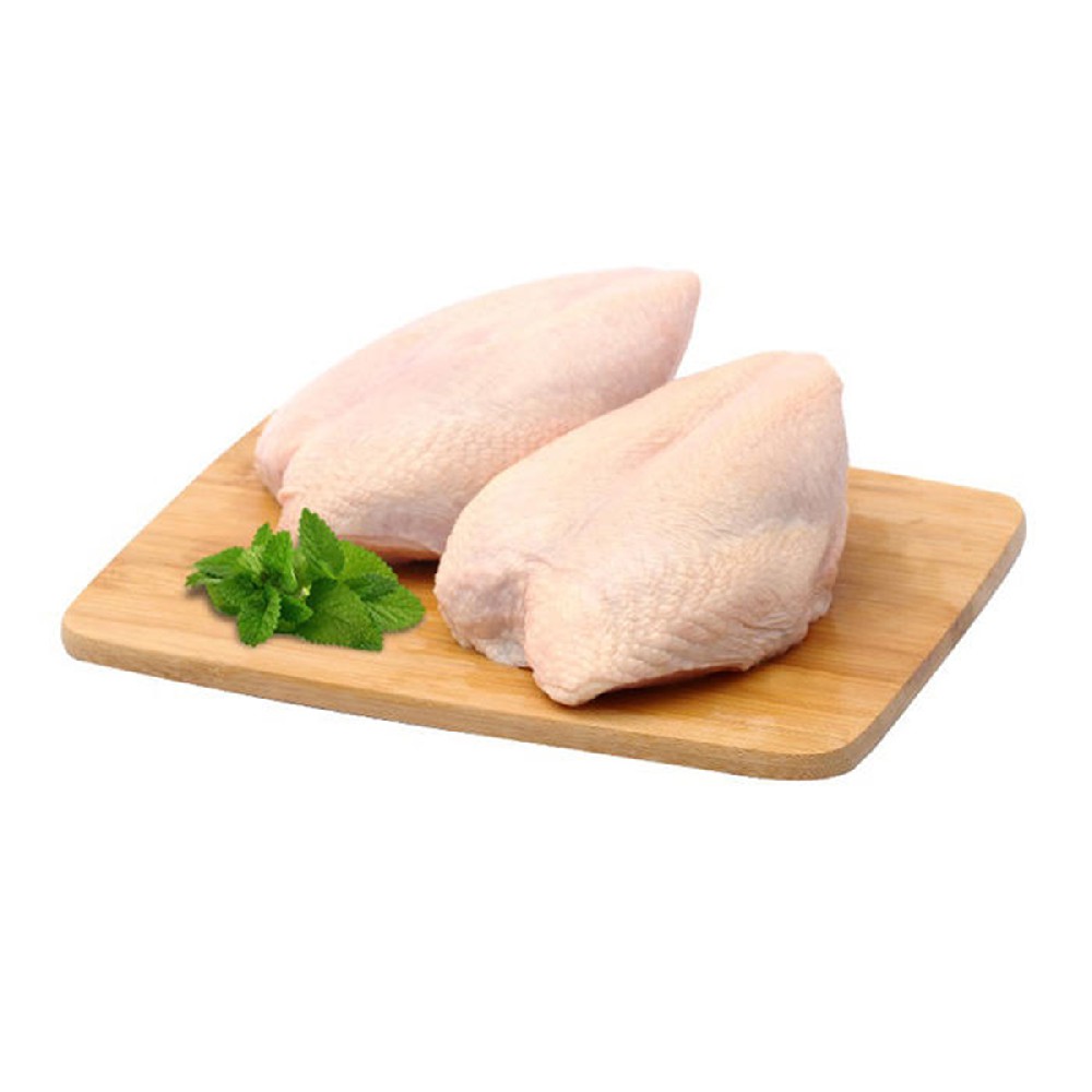 Frozen Chicken Breast Bone in Skin on